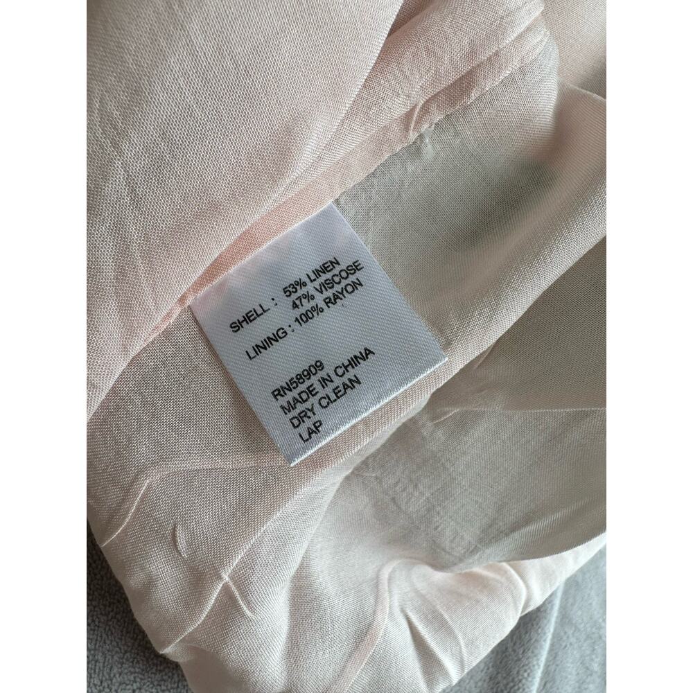 NWT Antonio Melani Eliana Fruit Printed Linen Square Neck Sleeveless Dress Large - Picture 10 of 10